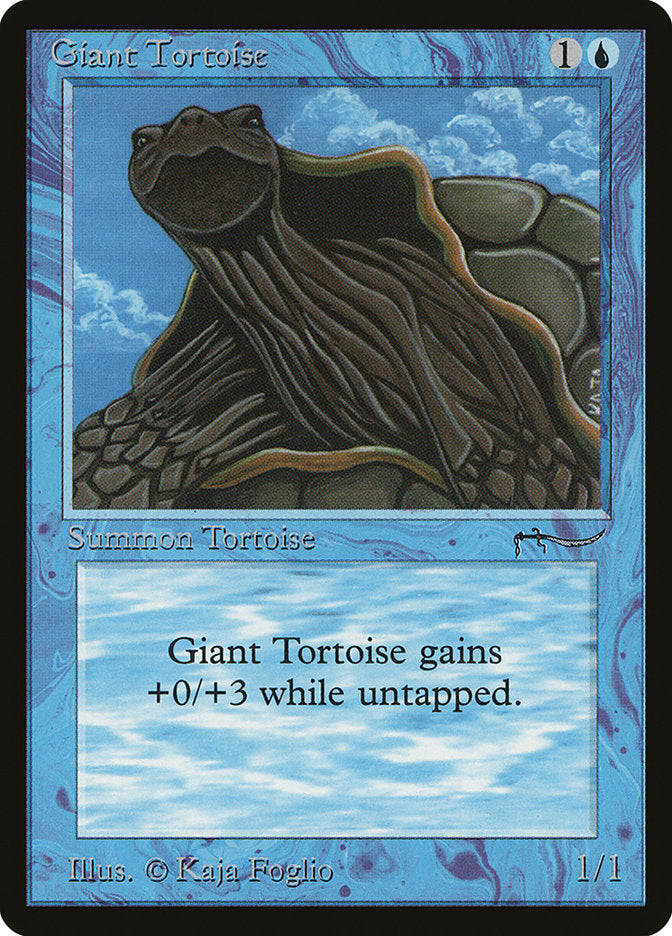 Giant Tortoise (Light Mana Cost) [Arabian Nights] | Jack's On Queen