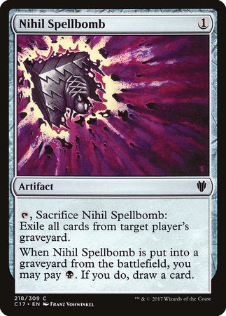 Nihil Spellbomb [Commander 2017] | Jack's On Queen