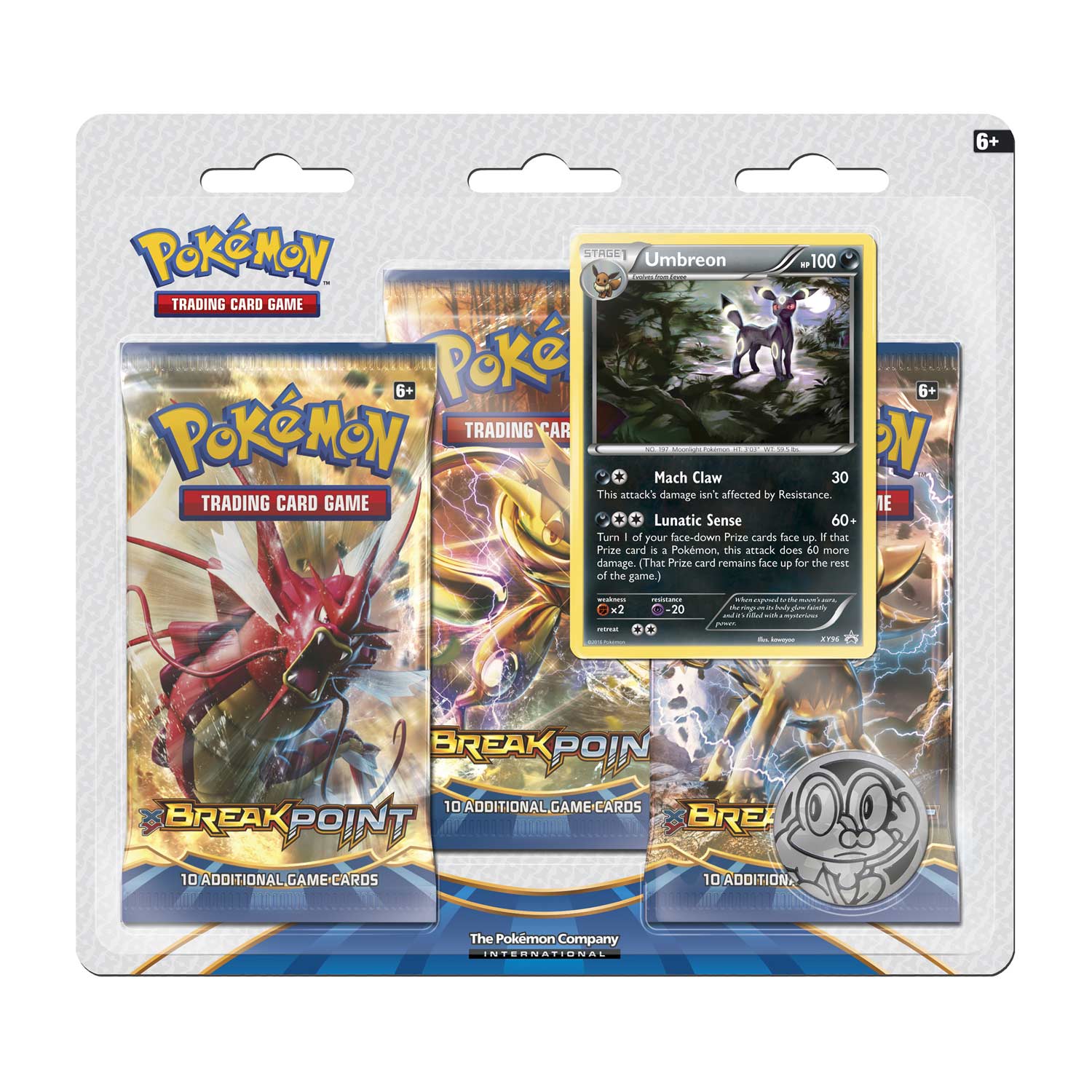 XY: BREAKpoint - 3-Pack Blister (Umbreon) | Jack's On Queen
