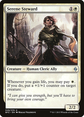 Serene Steward [Battle for Zendikar] | Jack's On Queen