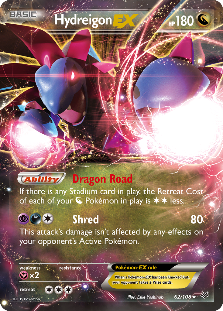 Hydreigon EX (62/108) [XY: Roaring Skies] | Jack's On Queen