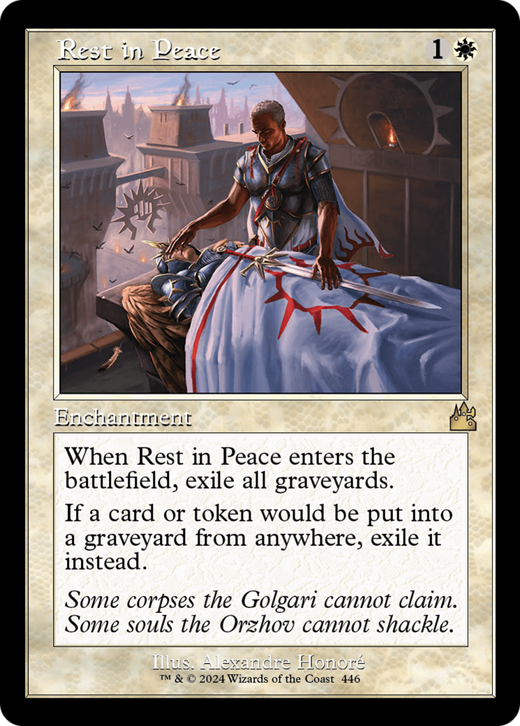 Rest in Peace (Retro Frame) [Ravnica Remastered] | Jack's On Queen