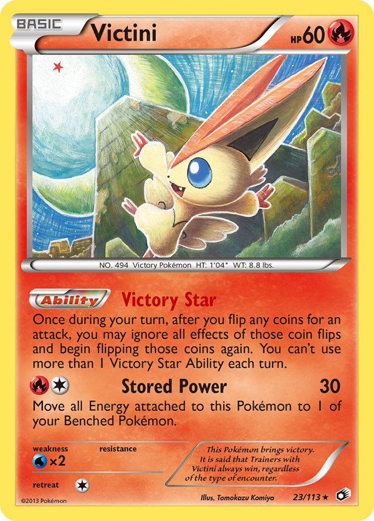 Victini (23/113) [Black & White: Legendary Treasures] | Jack's On Queen