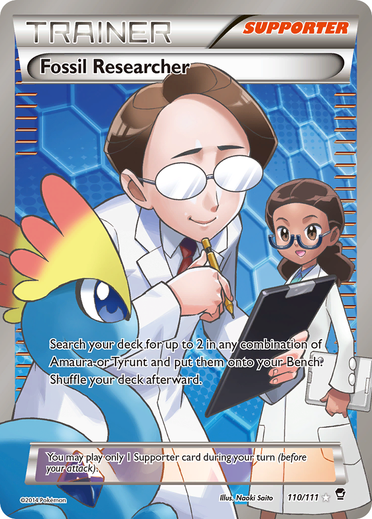 Fossil Researcher (110/111) [XY: Furious Fists] | Jack's On Queen