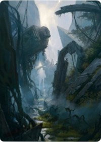 Swamp 2 Art Card [Zendikar Rising Art Series] | Jack's On Queen