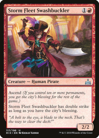 Storm Fleet Swashbuckler [Rivals of Ixalan] | Jack's On Queen