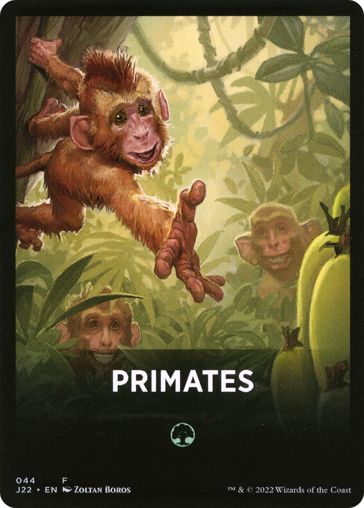 Primates Theme Card [Jumpstart 2022 Front Cards] | Jack's On Queen