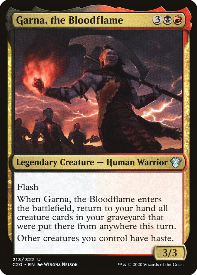 Garna, the Bloodflame [Commander 2020] | Jack's On Queen