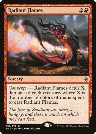 Radiant Flames [Battle for Zendikar] | Jack's On Queen
