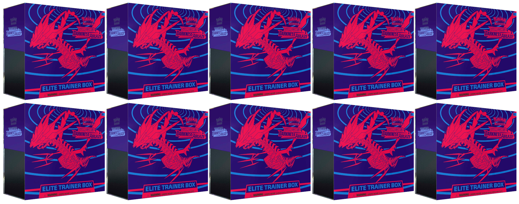 Sword & Shield: Darkness Ablaze - Elite Trainer Box Case | Jack's On Queen