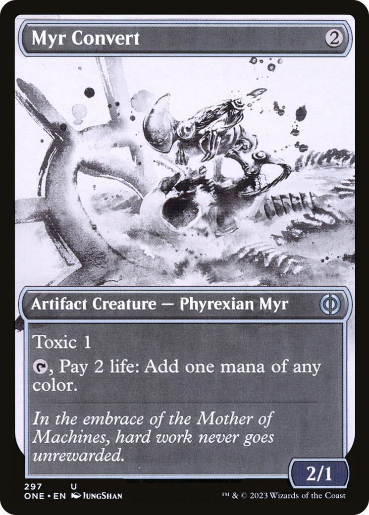 Myr Convert (Showcase Ichor) [Phyrexia: All Will Be One] | Jack's On Queen