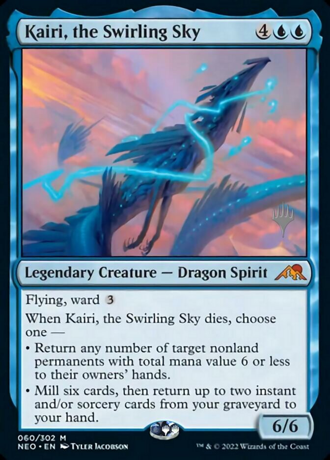 Kairi, the Swirling Sky (Promo Pack) [Kamigawa: Neon Dynasty Promos] | Jack's On Queen
