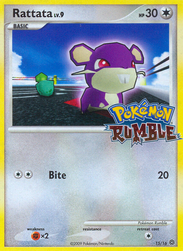 Rattata (15/16) [Pokémon Rumble] | Jack's On Queen