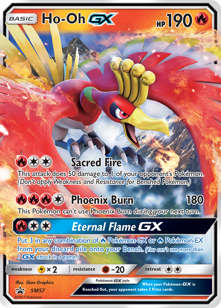 Ho-Oh GX (SM57) [Sun & Moon: Black Star Promos] | Jack's On Queen