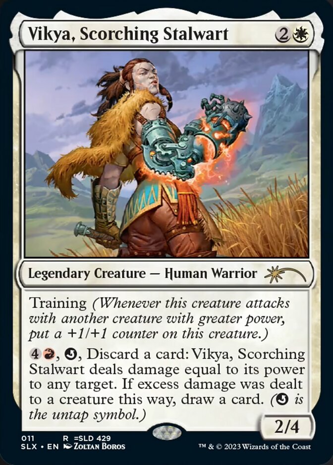 Vikya, Scorching Stalwart [Secret Lair: Universes Within] | Jack's On Queen