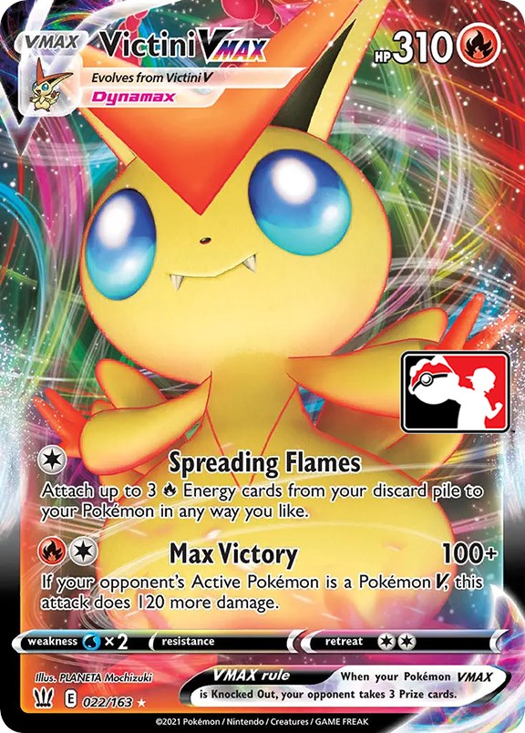 Victini VMAX (022/163) [Prize Pack Series One] | Jack's On Queen