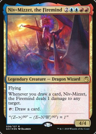 Niv-Mizzet, the Firemind [GRN Guild Kit] | Jack's On Queen