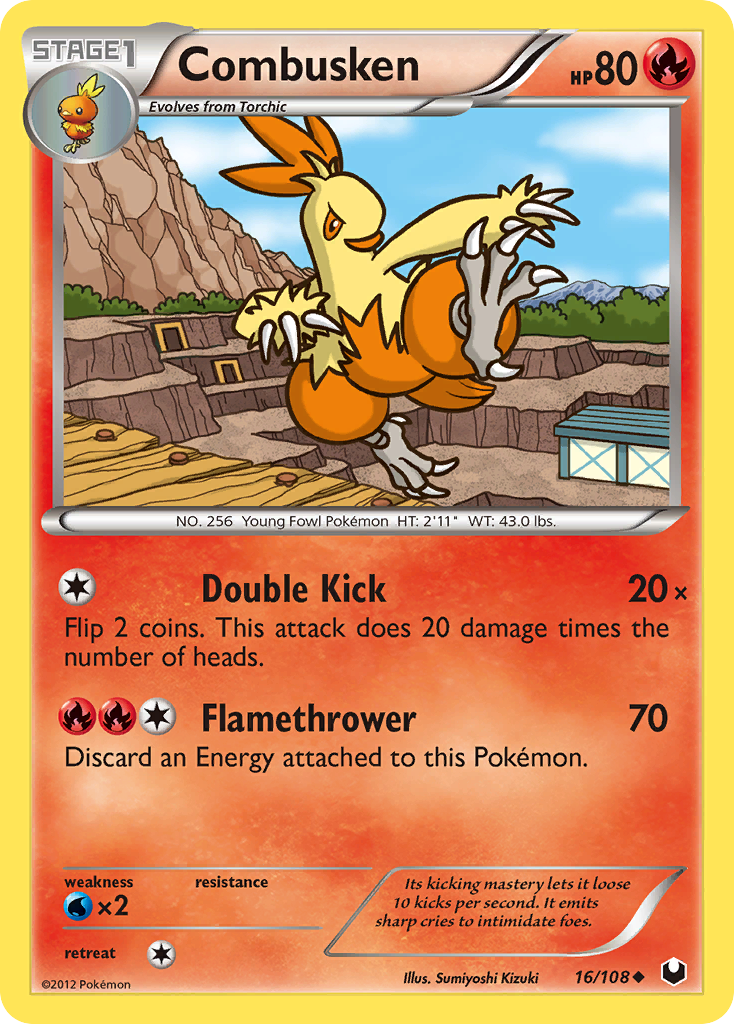 Combusken (16/108) [Black & White: Dark Explorers] | Jack's On Queen