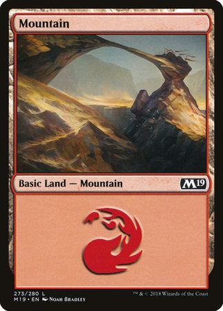 Mountain (273) [Core Set 2019] | Jack's On Queen