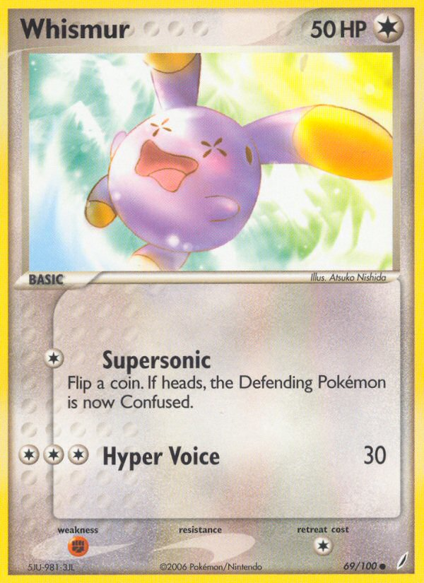 Whismur (69/100) [EX: Crystal Guardians] | Jack's On Queen