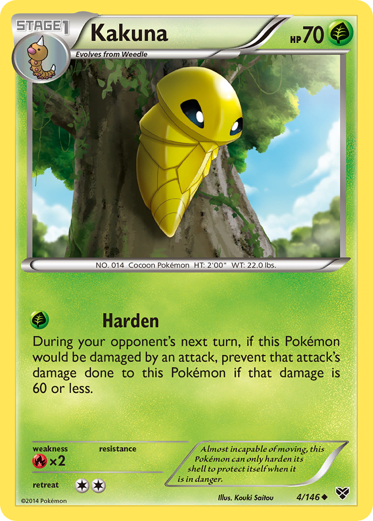 Kakuna (4/146) [XY: Base Set] | Jack's On Queen