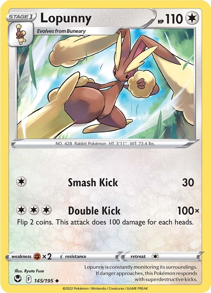 Lopunny (145/195) [Sword & Shield: Silver Tempest] | Jack's On Queen