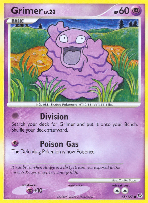 Grimer (75/127) [Platinum: Base Set] | Jack's On Queen