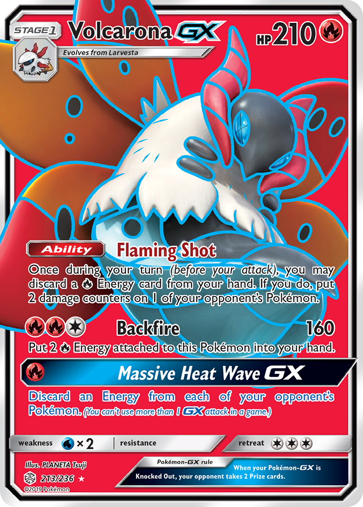 Volcarona GX (213/236) [Sun & Moon: Cosmic Eclipse] | Jack's On Queen