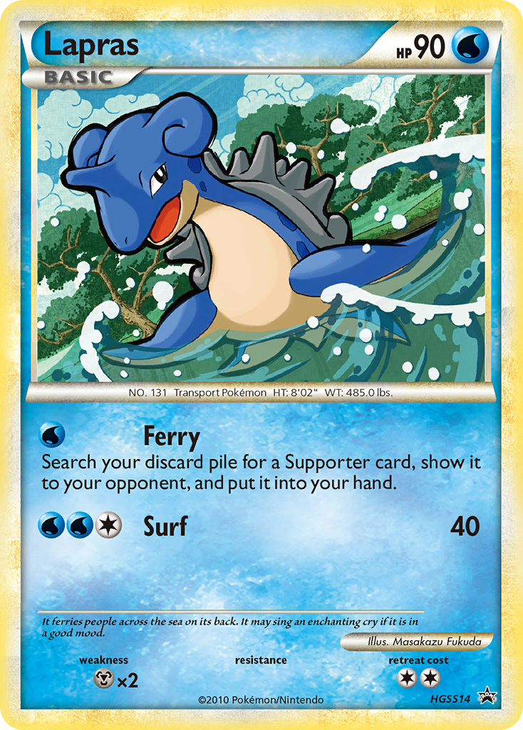 Lapras (HGSS14) [HeartGold & SoulSilver: Black Star Promos] | Jack's On Queen
