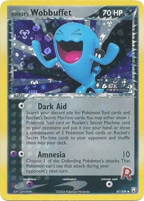 Rocket's Wobbuffet (47/109) (Stamped) [EX: Team Rocket Returns] | Jack's On Queen