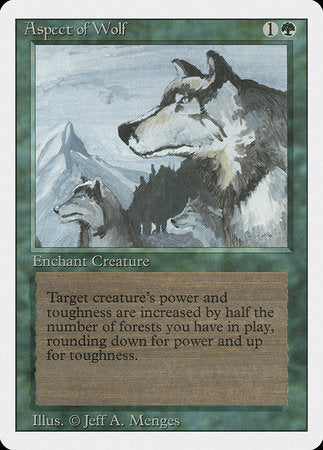 Aspect of Wolf [Revised Edition] | Jack's On Queen