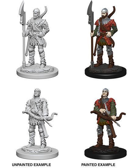 Pathfinder Deep Cuts Unpainted Miniatures: Town Guards | Jack's On Queen