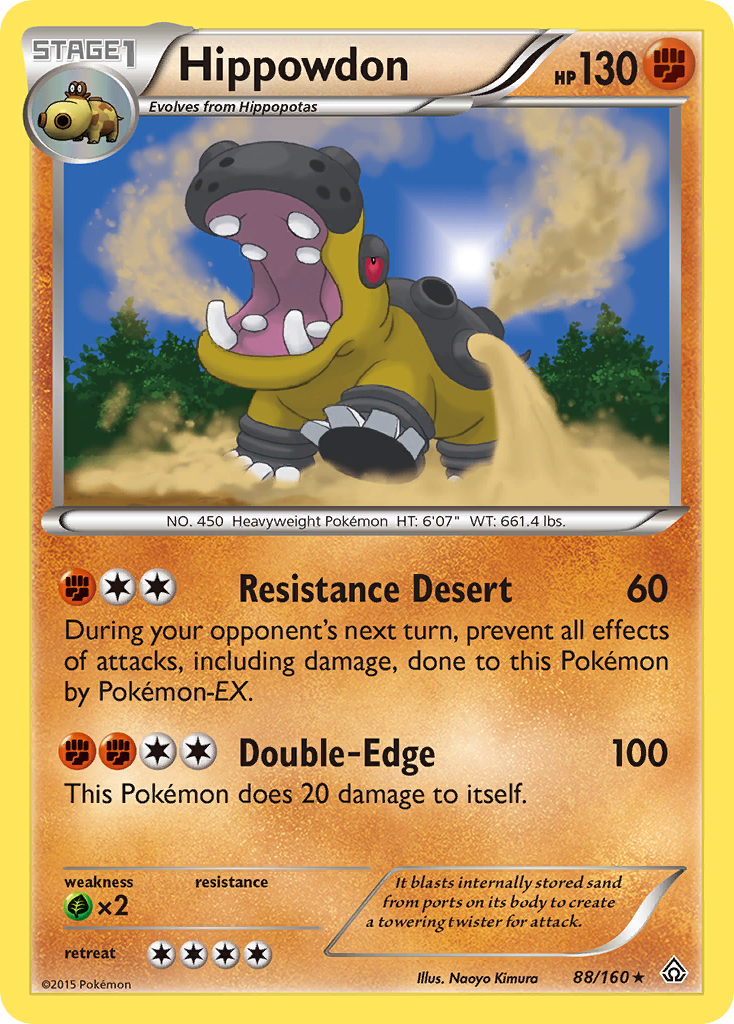 Hippowdon (88/160) [XY: Primal Clash] | Jack's On Queen