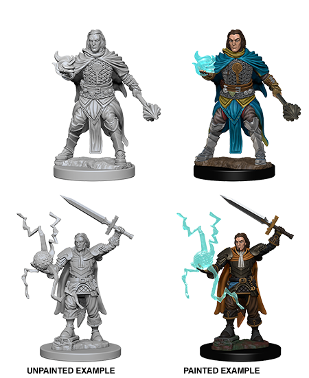 Pathfinder Deep Cuts Unpainted Miniatures: Human Male Cleric | Jack's On Queen