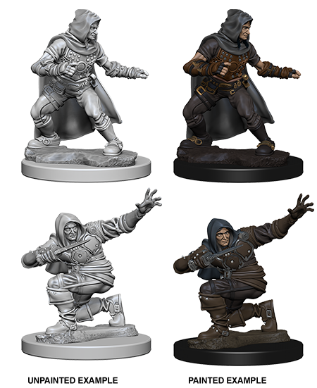 Pathfinder Deep Cuts Unpainted Miniatures: Human Male Rogue | Jack's On Queen