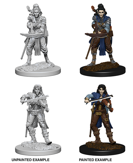 Pathfinder Deep Cuts Unpainted Miniatures: Elf Female Bard | Jack's On Queen