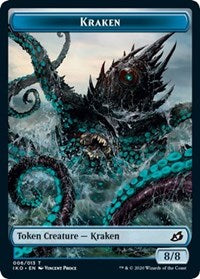 Kraken // Human Soldier (005) Double-sided Token [Ikoria: Lair of Behemoths Tokens] | Jack's On Queen
