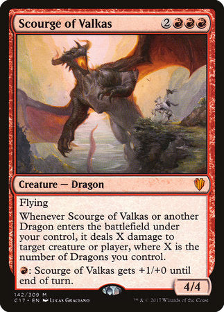 Scourge of Valkas [Commander 2017] | Jack's On Queen