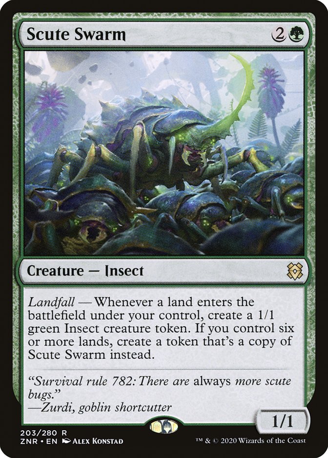 Scute Swarm [Zendikar Rising] | Jack's On Queen