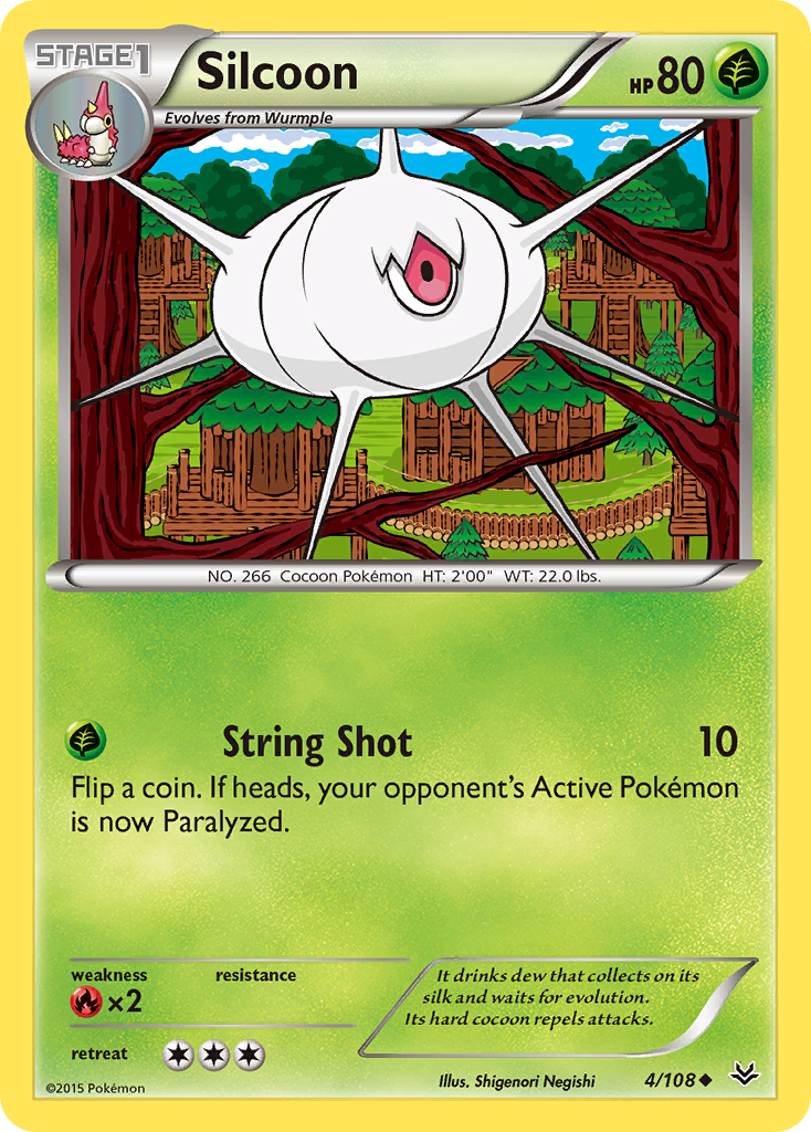 Silcoon (4/108) [XY: Roaring Skies] | Jack's On Queen
