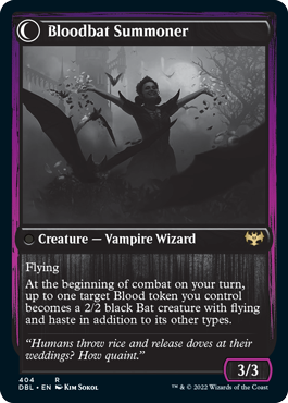 Voldaren Bloodcaster // Bloodbat Summoner [Innistrad: Double Feature] | Jack's On Queen