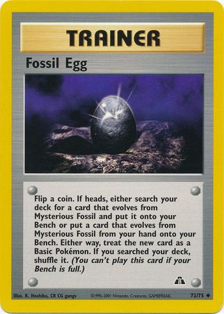 Fossil Egg (72/75) [Neo Discovery Unlimited] | Jack's On Queen