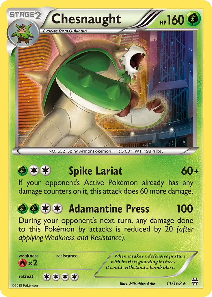 Chesnaught (11/162) [XY: BREAKthrough] | Jack's On Queen