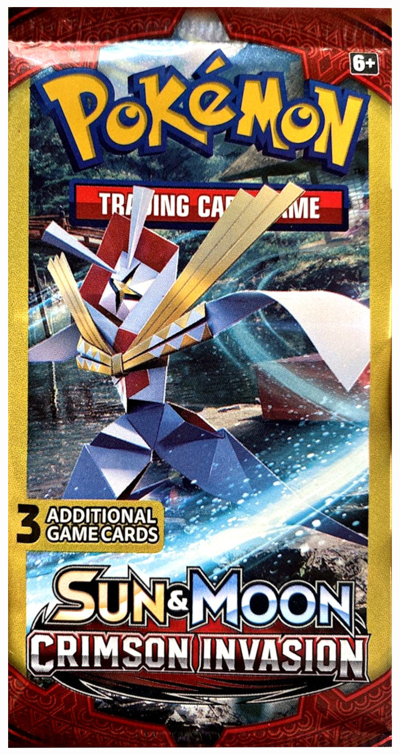 Sun & Moon: Crimson Invasion - 3-Card Booster Pack | Jack's On Queen