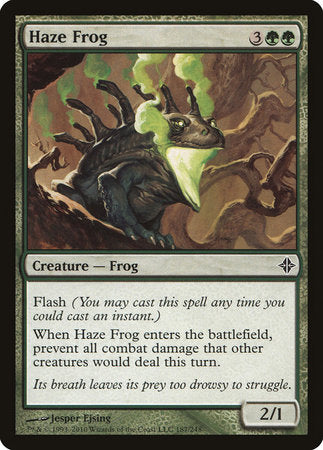 Haze Frog [Rise of the Eldrazi] | Jack's On Queen
