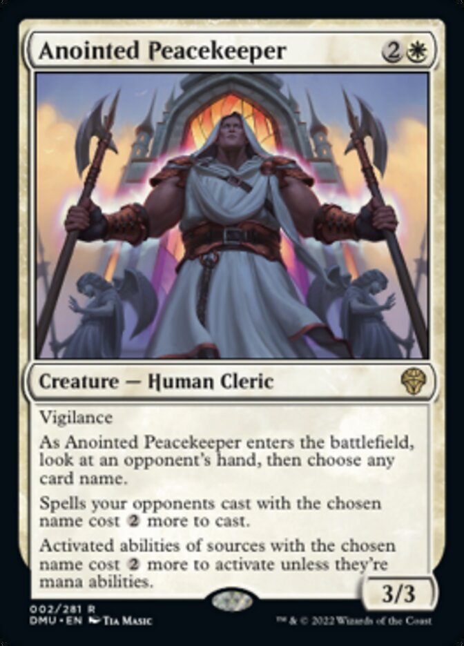 Anointed Peacekeeper [Dominaria United] | Jack's On Queen