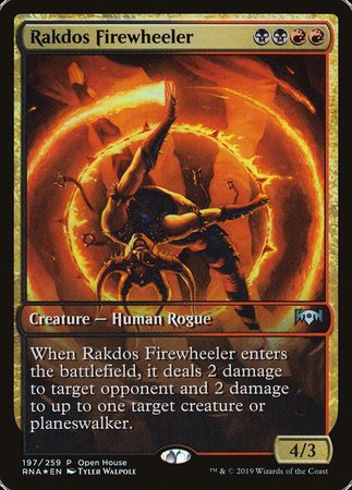 Rakdos Firewheeler [Ravnica Allegiance Promos] | Jack's On Queen