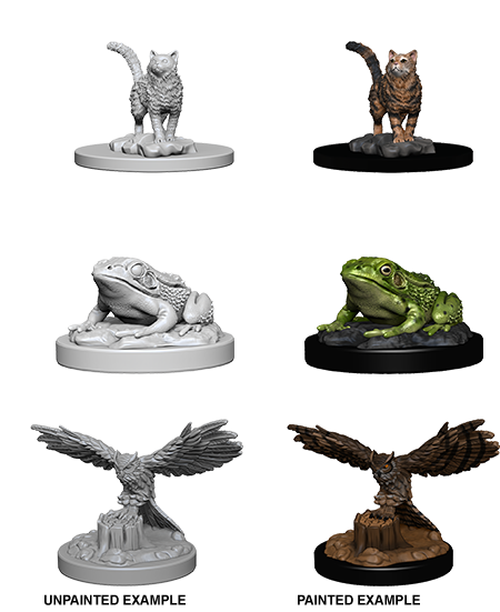 WizKids Deep Cuts Unpainted Miniatures: Familiars | Jack's On Queen