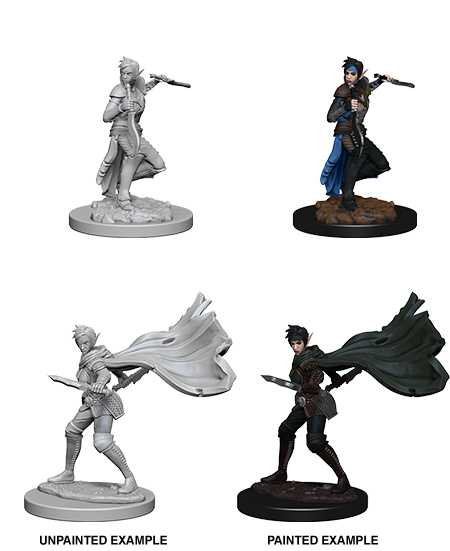 Pathfinder Deep Cuts Unpainted Miniatures: Elf Female Rogue | Jack's On Queen