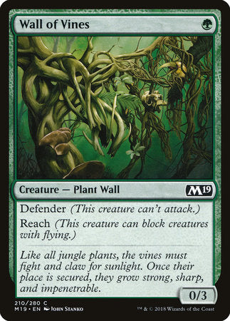 Wall of Vines [Core Set 2019] | Jack's On Queen